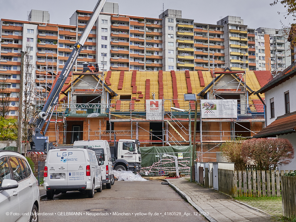 12.04.2023 - Baustelle Ottweiler Straße in Neuperlach